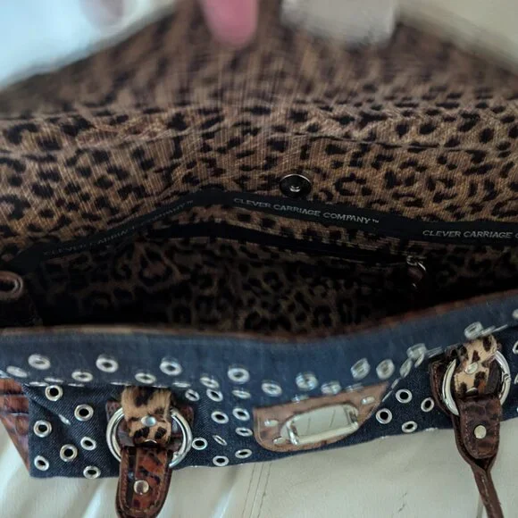 Vintage Clever Carriage Shoulder Bag - Vintage RARE - Picture 4 of 6